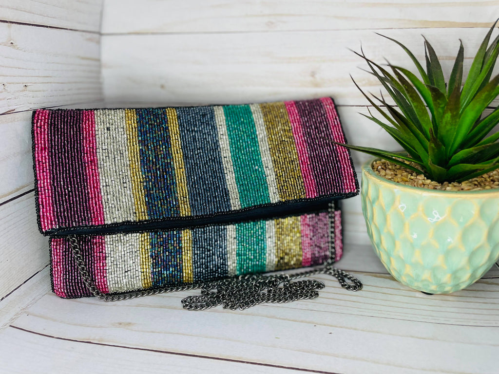 Colorful Glam Clutch Bag