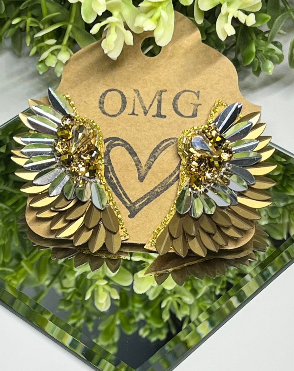 Glam Wings Earring