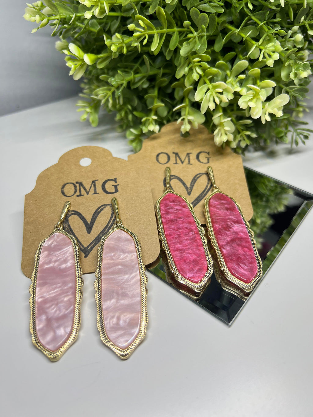 BE PINK Drop Earrings